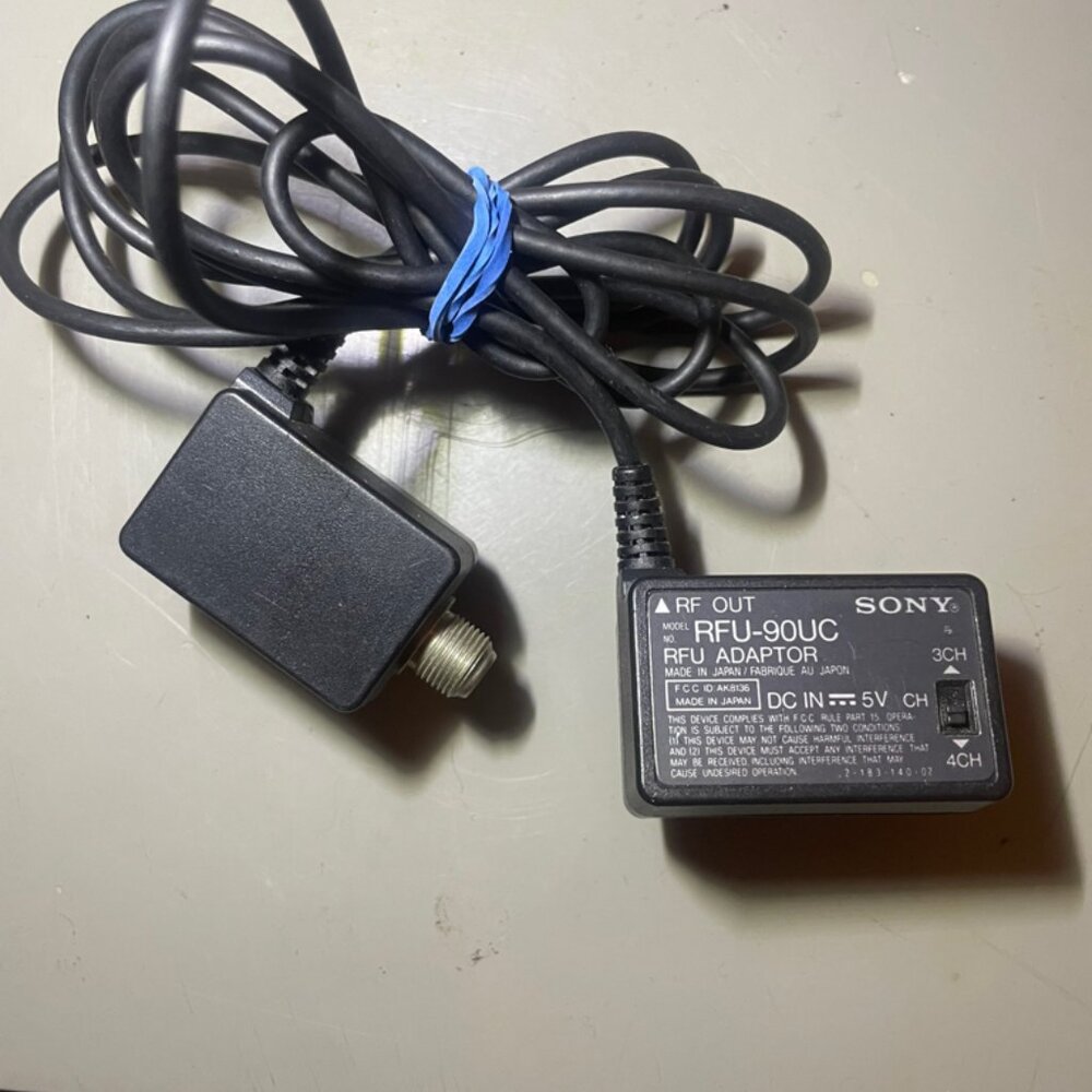 Sony RFU-9OUC RFU Adapter 3-4 Channel Switch RF Modulator Camcorder TV EUC